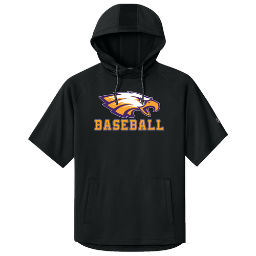 Avon Eagles Baseball Performance Fleece Short Sleeve Hoodie (F857)