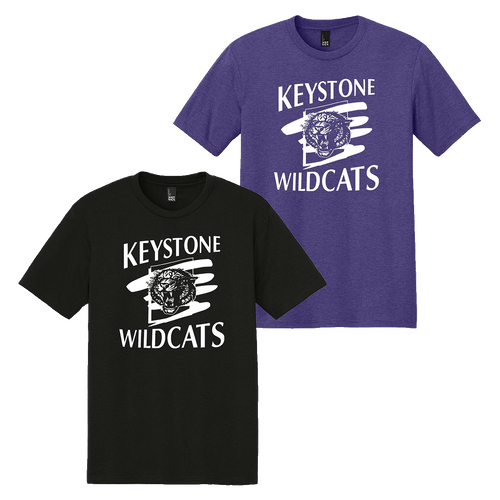 Keystone Wildcats Triblend Tee (F868B)