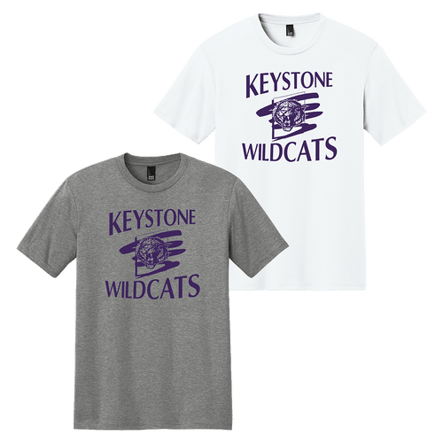 Keystone Wildcats Triblend Tee (F868A)