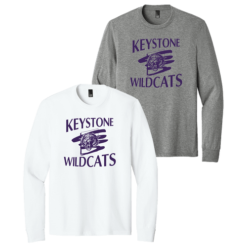 Keystone Wildcats Triblend LS Tee (F868A)