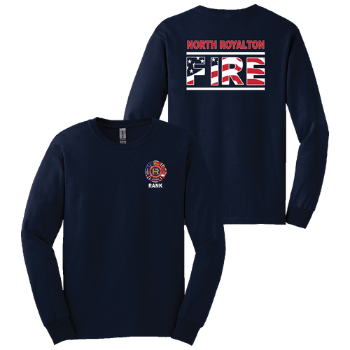 North Royalton Fire Memorial Day Cotton LS Tee (S453/B128)