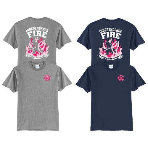 Independence Fire Department Breast Cancer Awareness Tee (S465A/B336A)