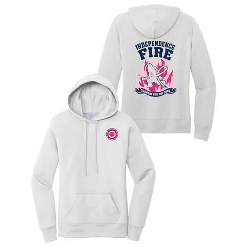 Independence Fire Department Breast Cancer Awareness Ladies Hoodie (S465B/B336B)