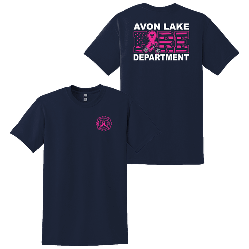 Avon Lake Fire Breast Cancer Tee  (S479/B356)