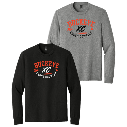 Buckeye Cross Country Triblend LS Tee (F916)