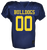 Bulldog Youth Football Authenticate Game Jersey - Navy