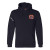 Mens Hoody Navy - GHFD Bulldog Logo on Left Chest