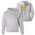 Bulldogs Swim & Dive Hoody - Ash - F084