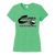 Columbia Youth Football Ladies Crew Tee - Green Frost
