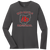 Red Devils Baseball Ladies LS Tee - Charcoal