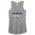 North Shore Spiders Baseball Ladies Racerback Tank (F819)