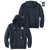 SHFD Carhartt Rain Defender Paxton Heavyweight Hooded Zip Mock Sweatshirt (RY184/RY185A/RY186A/RY187A/RY188A/RY573)
