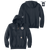 SHFD Carhartt Rain Defender Paxton Heavyweight Hooded Zip Mock Sweatshirt (RY184/RY185A/RY186A/RY187A/RY188A/RY573)