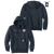SHFD Carhartt Rain Defender Paxton Heavyweight Hooded Zip Mock Sweatshirt (RY184/RY185A/RY186A/RY187A/RY188A/RY573)