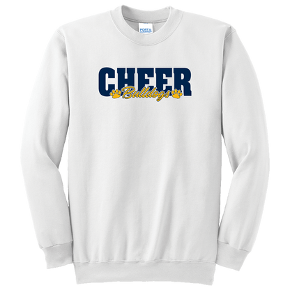 darklordpug Minnesota Retro Cheerleader Crewneck Sweatshirt