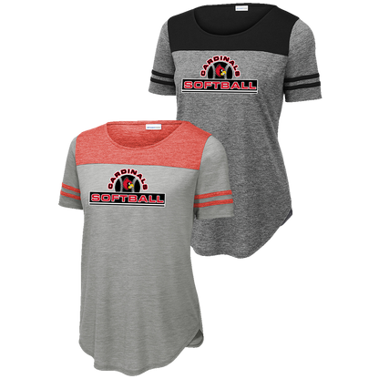 Brookside Cardinals Baseball Triblend Tee (F546)