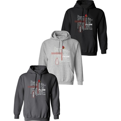 Brookside Cardinals Baseball Hoodie (F546)