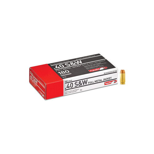 Aguila Ammunition Pistol, 40 S&W, 180 Grain, Full Metal Jacket, 50 Round Box
