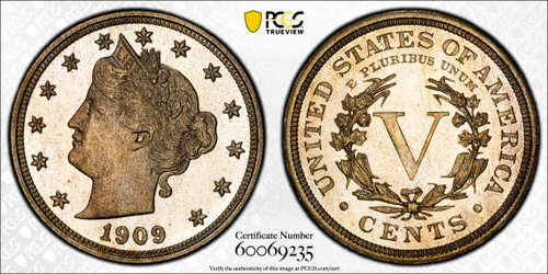 1909 Liberty Head Nickel Proof PR66CAM PCGS