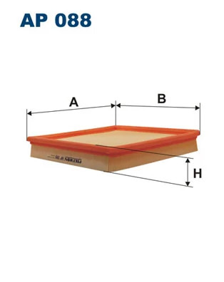 Filtre à air FILTRON AP 088 compatible BMW 3 (E36), Z3 (E36) 1