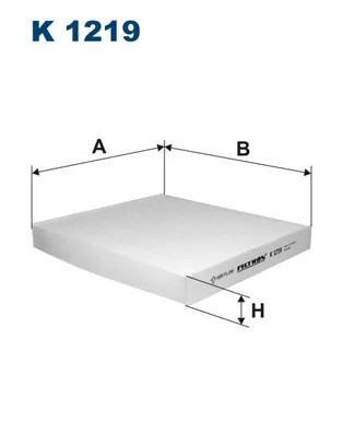 Filtre, air de l''habitacle FILTRON K 1219 compatible HYUNDAI GRANDEUR, SANTA