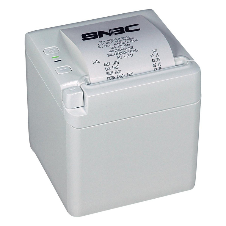 SNBC BTP-S80 Thermal Receipt Printer Ethernet - White