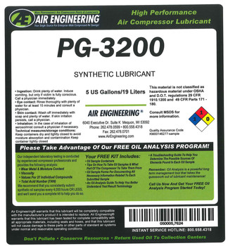 PG-3200-55 - Compressor Lubricant - 55 GAL