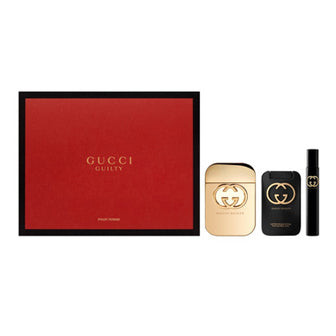 Gucci Guilty 3 Piece Gift Set For Women 3 Piece Gift Set With 2.5 Oz EDT Spray