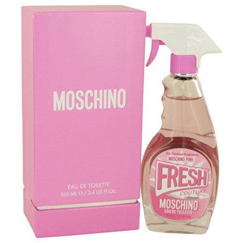Moschino Pink Fresh Couture Eau De Toilette 3.4 Oz