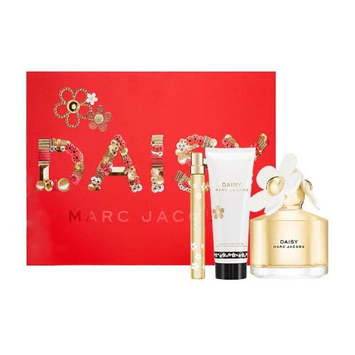 Marc Jacobs Daisy 3 Piece Gift Set 3 Piece Gift Set With 3.4 Oz EDT Spray
