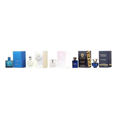 Versace 5 Piece Mini Gift Set For Men & Women 5 Piece Mini Gift Set 0.17 Oz