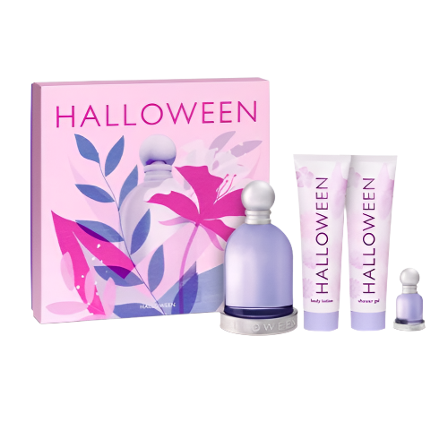 Halloween Women 4 Piece Gift Set 4 Piece Gift Set With 3.4 Oz EDT Spray