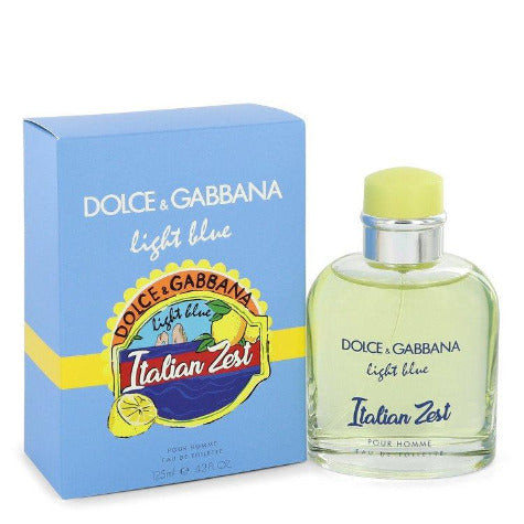 D & G Light Blue Italian Zest Eau De Toilette 4.2 Oz