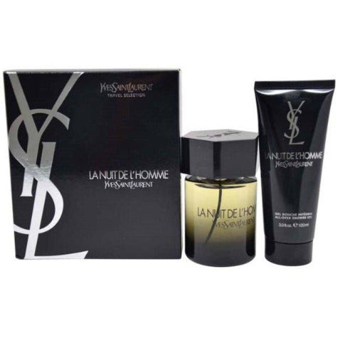 La Nuit De L'homme Yves Saint Laurent 2 Piece Gift Set 2 Piece Gift Set With 3.3 Oz EDT