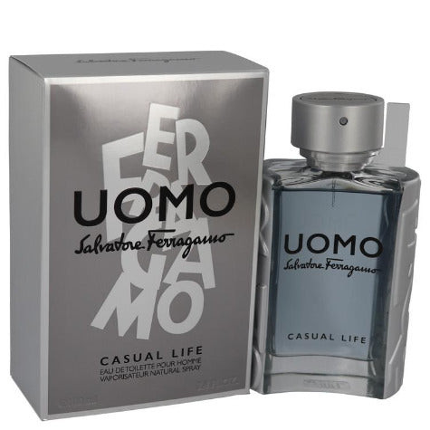 Ferragamo Uomo Casual Life Eau De Toilette 3.4 Oz