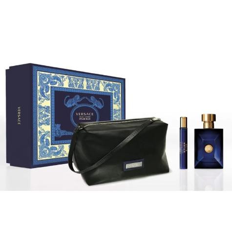 Versace Dylan Blue 3 Piece Gift Set 3 Piece Gift Set With 3.4 Oz
