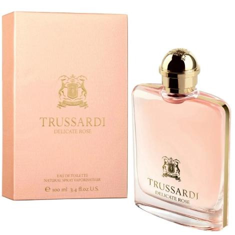 Trussardi Delicate Rose Eau De Toilette 3.4 Oz