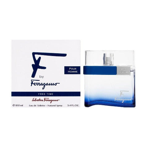 F By Ferragamo Free Time Eau De Toilette 3.4 Oz