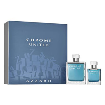 Chrome United Eau De Toilette Gift Set 3.4 Oz