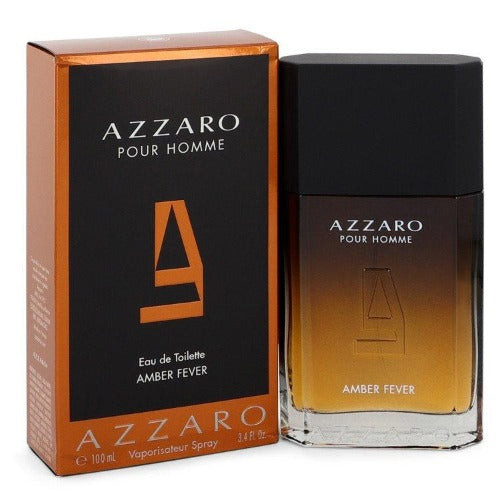 Azzaro Pour Homme Amber Fever Eau De Toilette 3.4 Oz