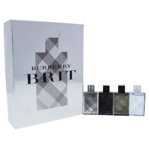 Burberry Brit Variety 4 Piece Mini Gift Set 4 Piece Mini Gift Set With 0.17 Oz Minis