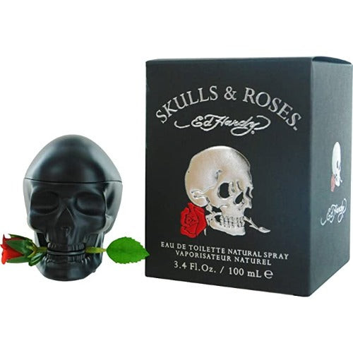 Ed Hardy Skulls & Roses Eau De Toilette 2.5 Oz