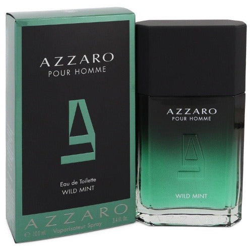 Azzaro Pour Homme Wild Mint Eau De Toilette 3.4 Oz
