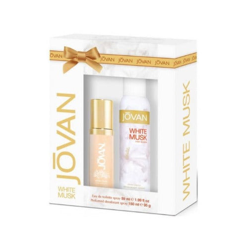 Jovan White Musk 2 Piece Gift Set 2 Piece Gift Set With 2.0 Oz Cologne
