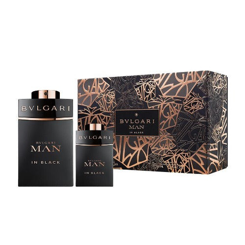 Bvlgari Man In Black 2 Piece Gift Set 2 Piece Gift Set With 3.4 Oz EDP