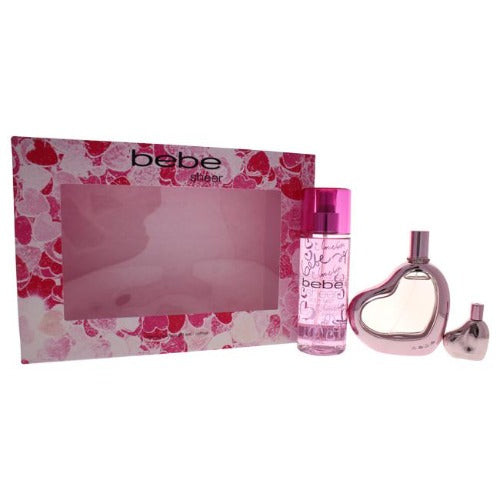 Bebe Sheer 3 Piece Gift Set 3 Piece Gift Set With 3.4 Oz EDP