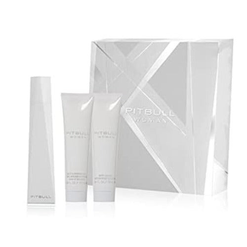 Pitbull Woman 3 Piece Gift Set 3 Piece Gift Set With 3.4 Oz EDP