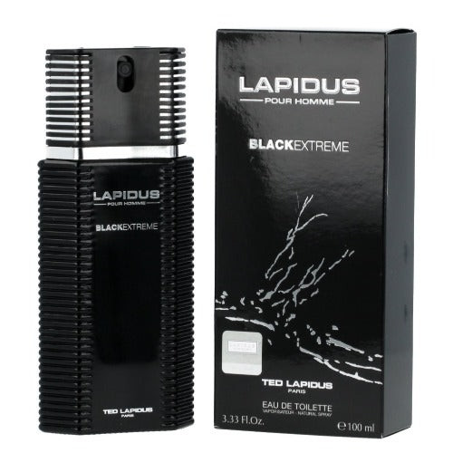 Lapidus Pour Homme Black Extreme Eau De Toilette 3.4 Oz