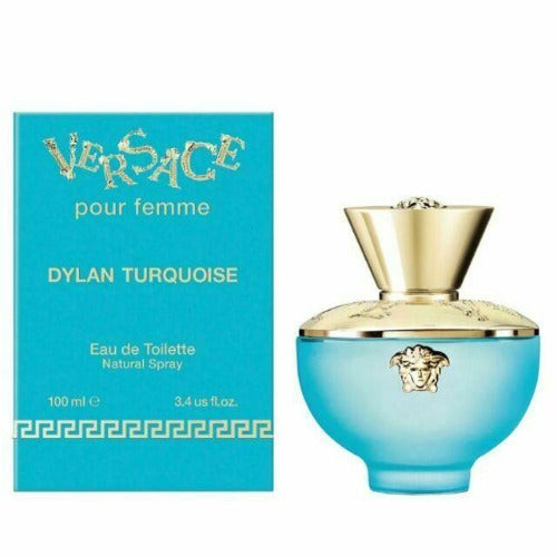 Versace Dylan Turquoise Eau De Toilette 3.4 Oz