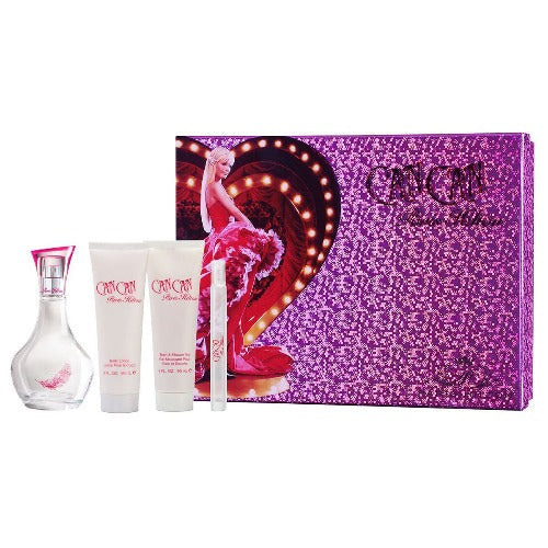 Paris Hilton Can Can 4 Piece Gift Set 4 Piece Gift Set With 3.4 Oz EDP